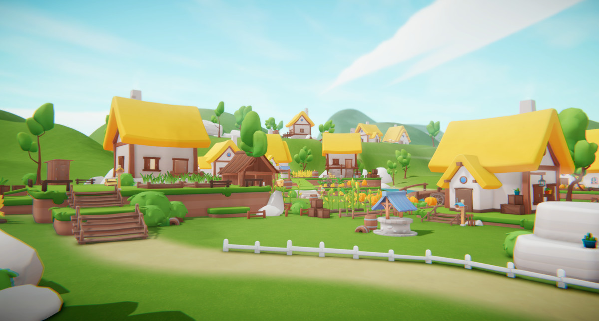 Gleamshire - Fantasy Low Poly Village 3D Pack