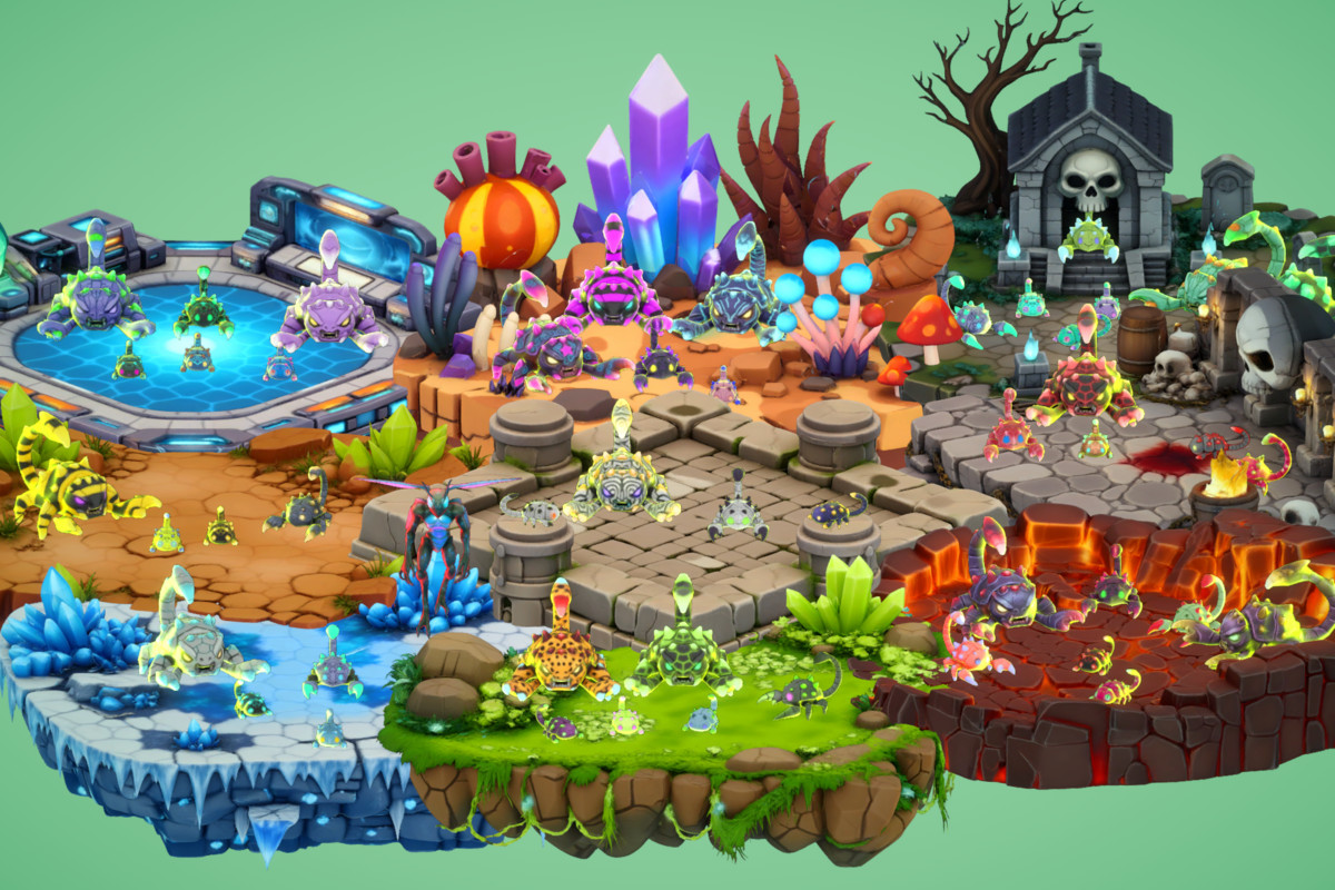 Fantasy Monster Evolution Pack 10-11–12 – Game Ready Creatures | PixeliusVita