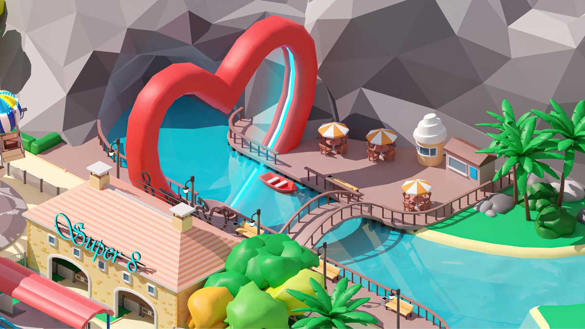 Amusement Park - Low Poly 3D Models Pack