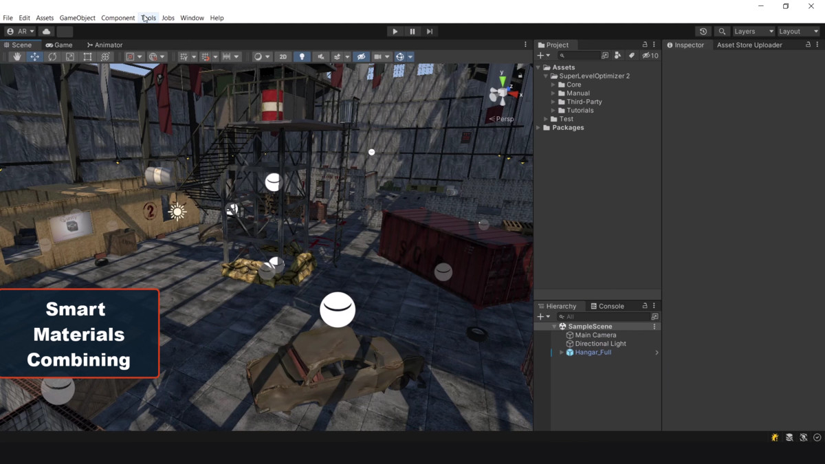 Complete Mesh Combine & Optimization Bundle