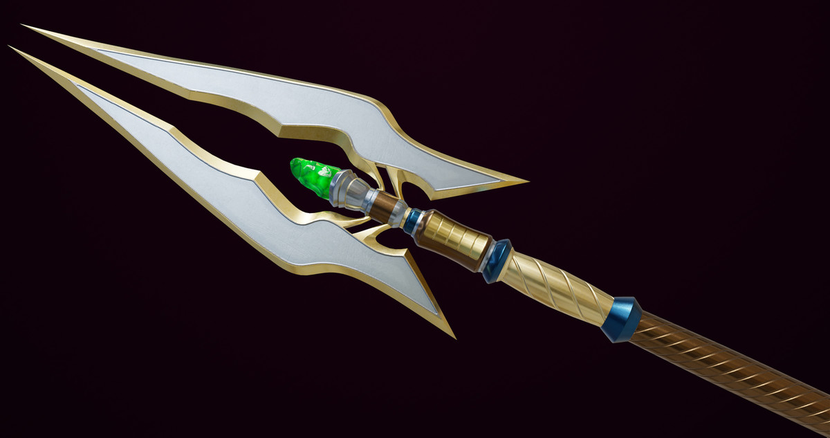 6 Fantasy Trident Bundle URP HDRP Textures