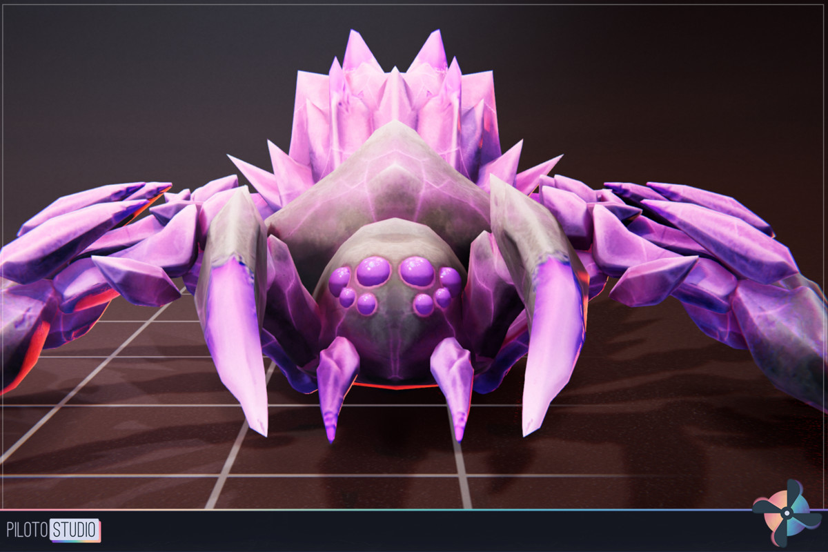 Spider Crystal - 3 Characters + Animations