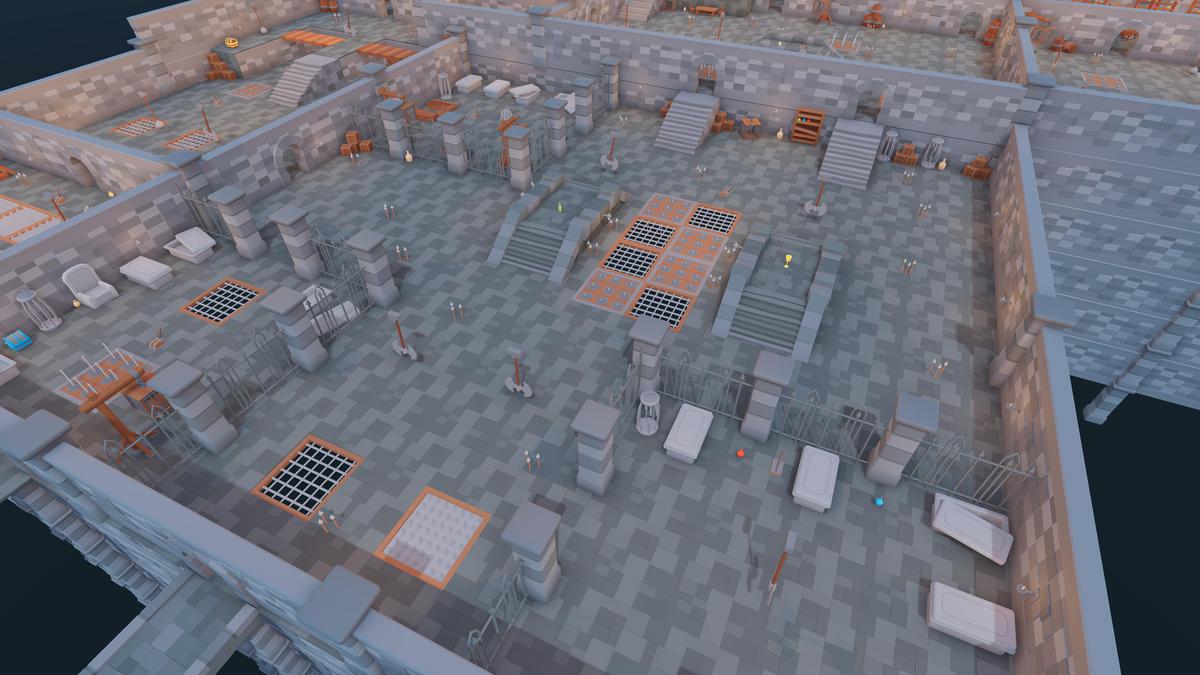Modular Dungeon - Stylized Low Poly Asset Pack by Ake