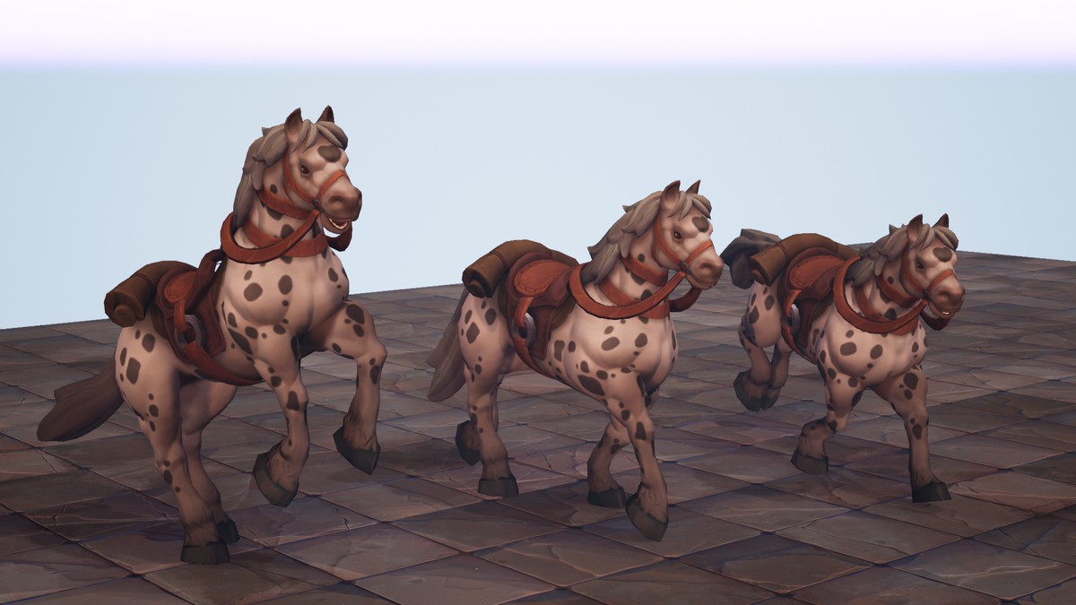 Stylized Horse Mount