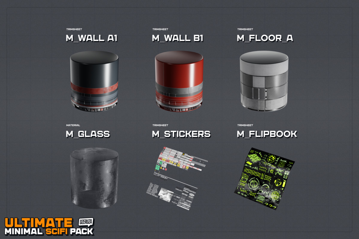 Ultimate Minimal Scifi Pack