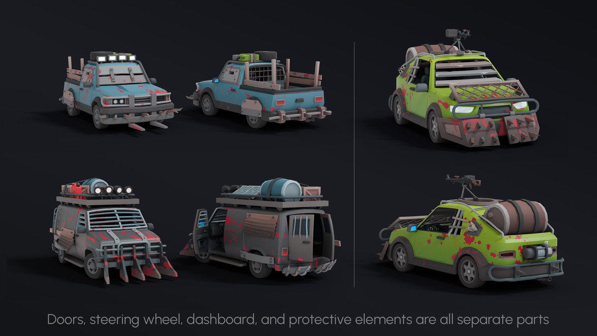 Apocalypse Characters - Modular Animated Pack