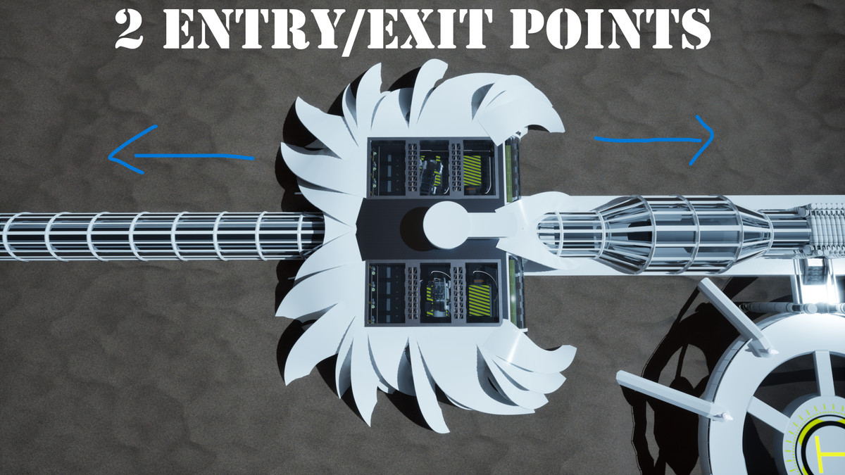 Futuristic Environment Kit Vol.4 – Sci-Fi Spaceport Hub