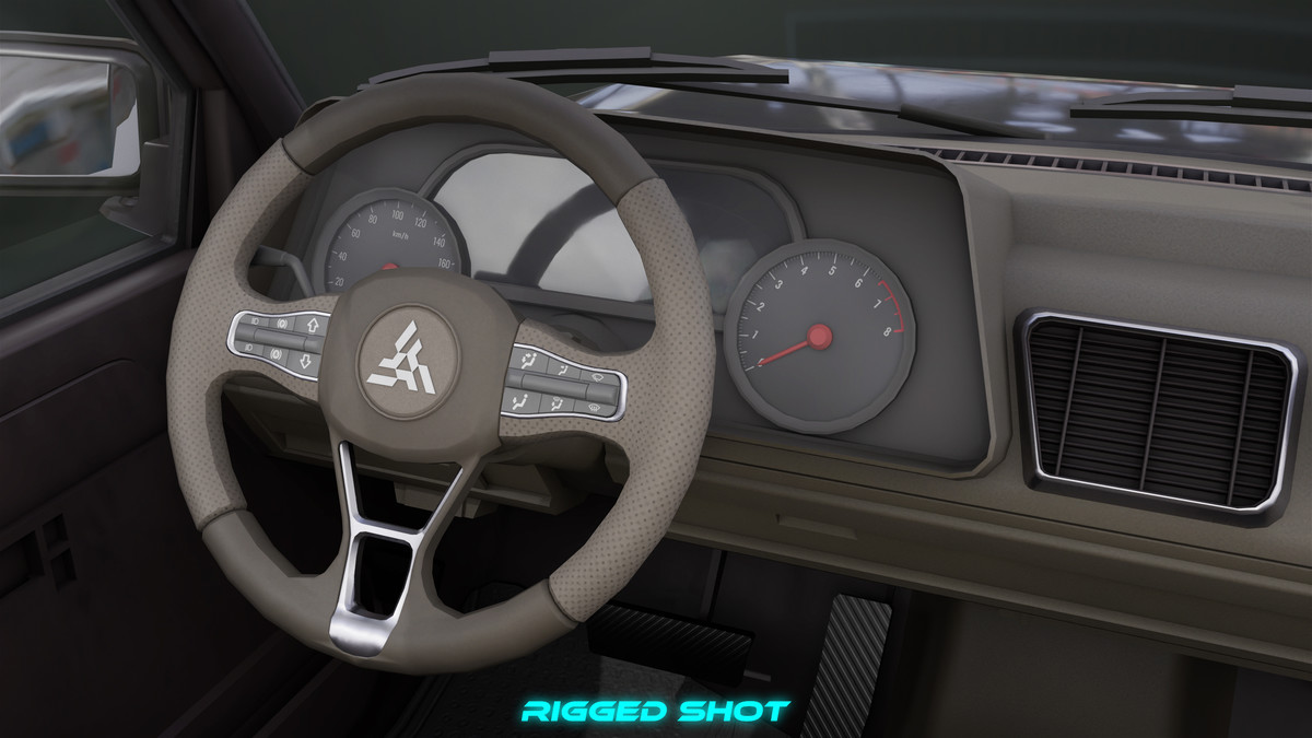 Pickup Truck01 Orange URP HDRP Textures