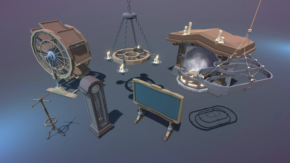 STYLIZED Low Poly Fantasy Bundle Vol. 2