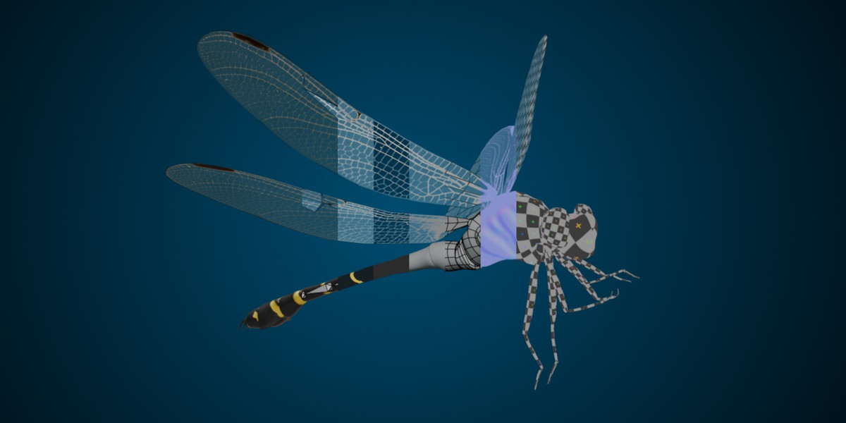 Animated Dragonfly