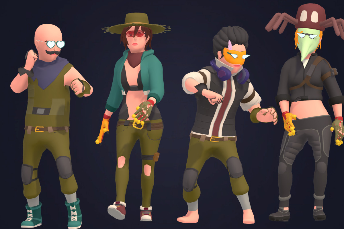 Customizable 3D Funny Characters Bundle