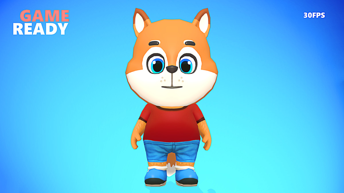 Fox Dog Animated
