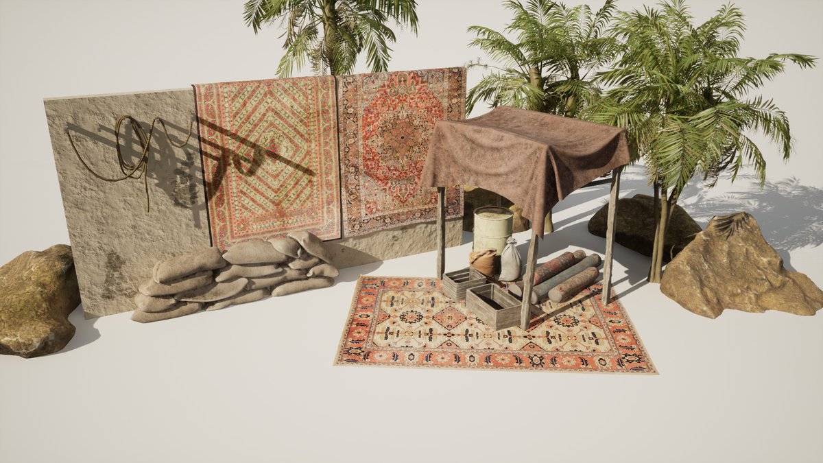 Desert Outpost - Arabian & Persian Village Environment