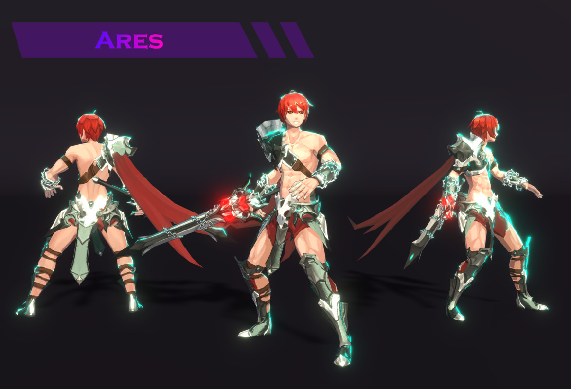 Ares and Athena