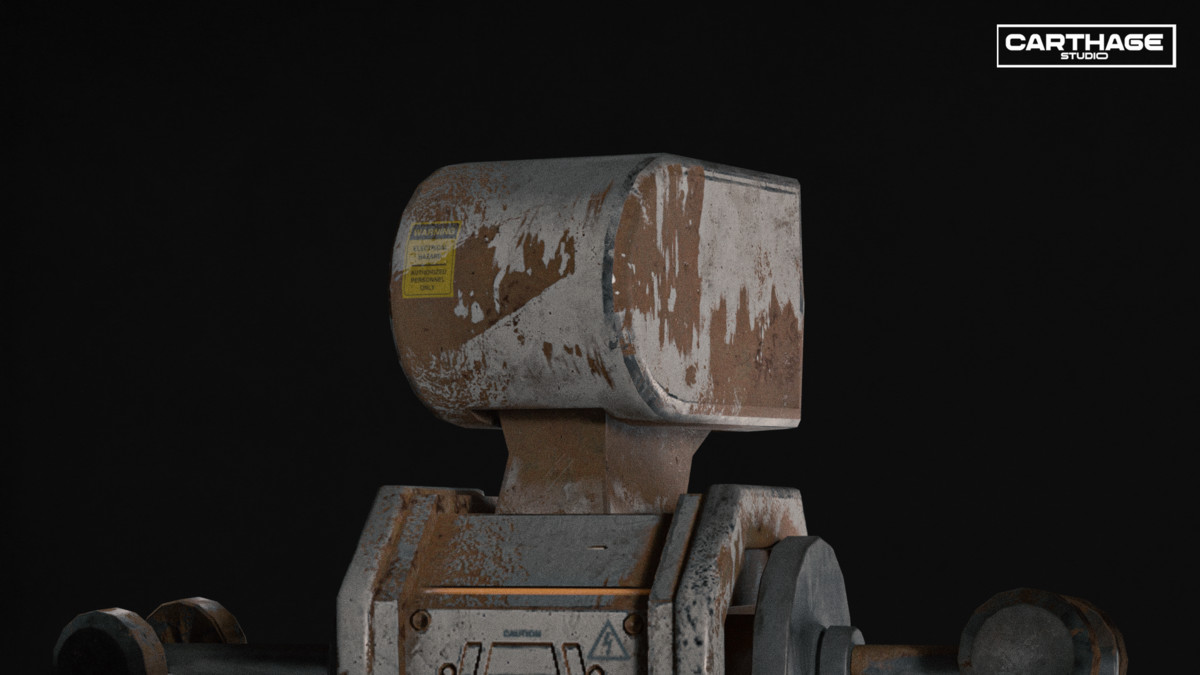 Security Robot NPC Bundle – 5 Rigged Game-Ready Characters