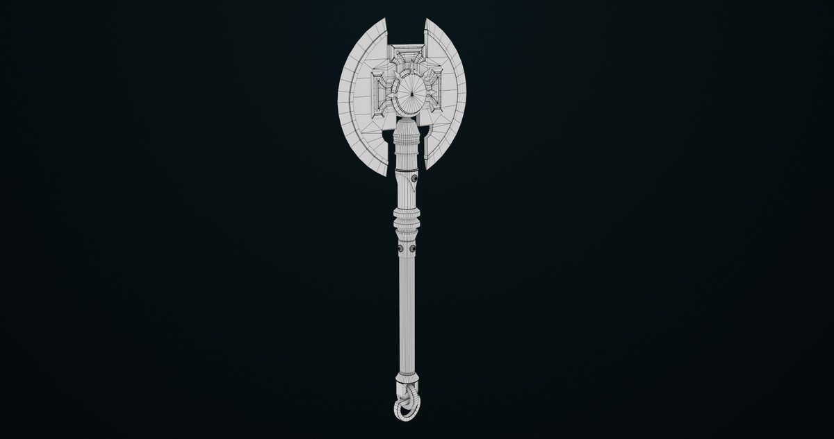 Battle Axe 09 URP HDRP Textures