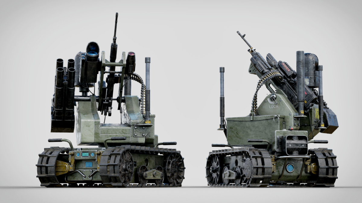 Rigged Military Drone