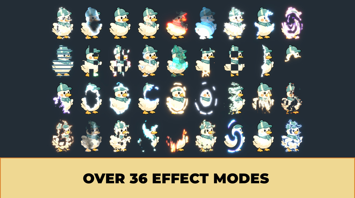 Advanced Dissolve Shader 2D - Shader by Roam Moon