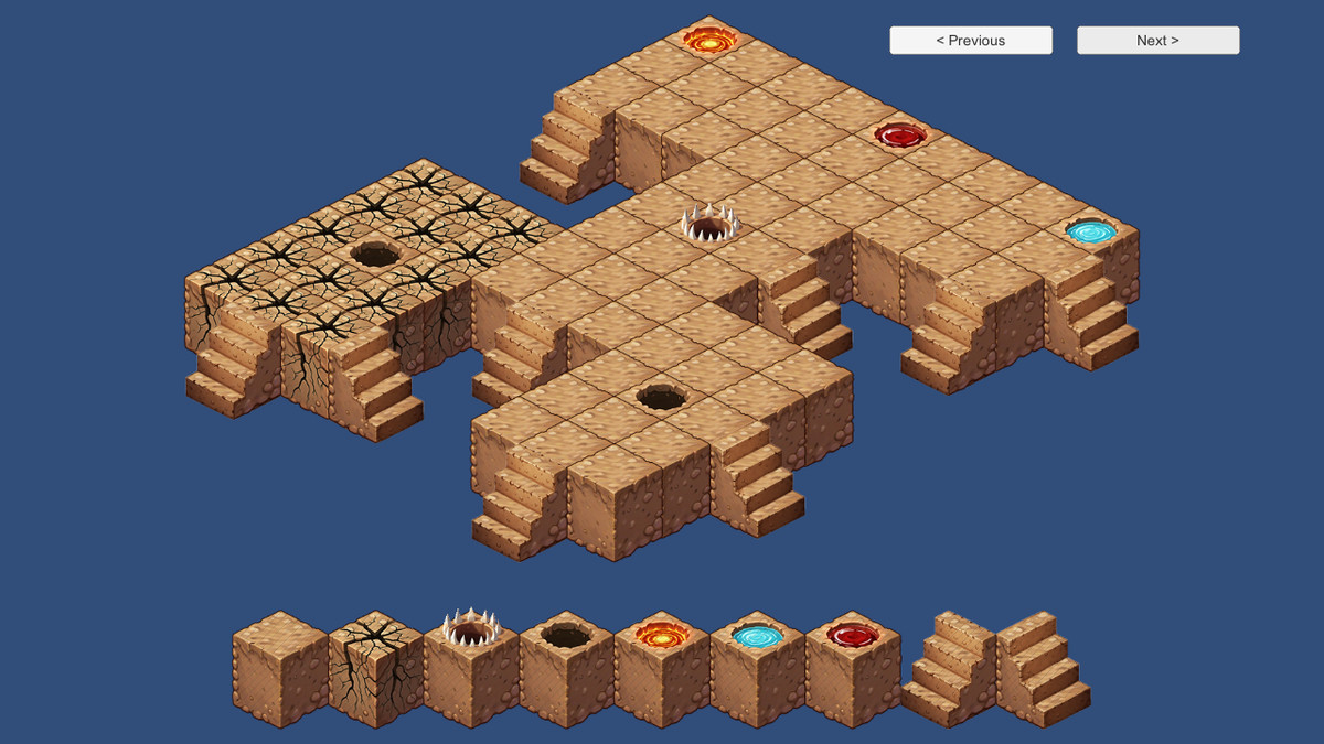2D Isometric Modular Tileset – Dirt & Gravel