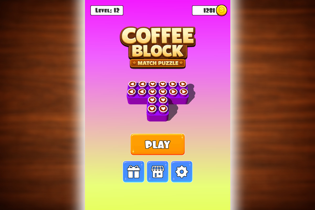 Coffee Block Match Puzzle - Complete Mobile Game Template