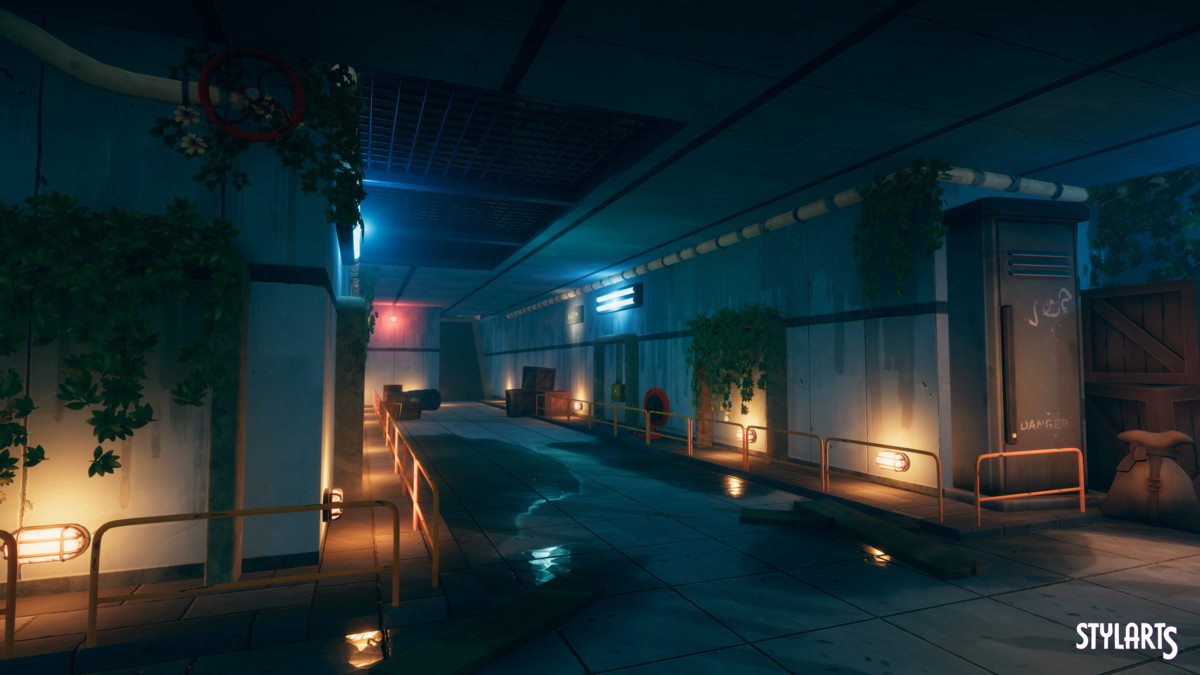 Stylized Asian Temple