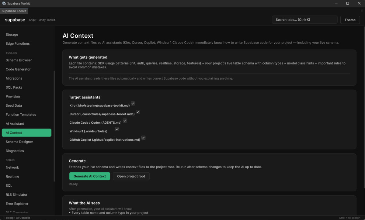 ShipIt Supabase Toolkit