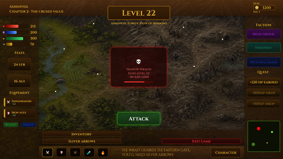 RPG UI KIT-Dark Realm Edition