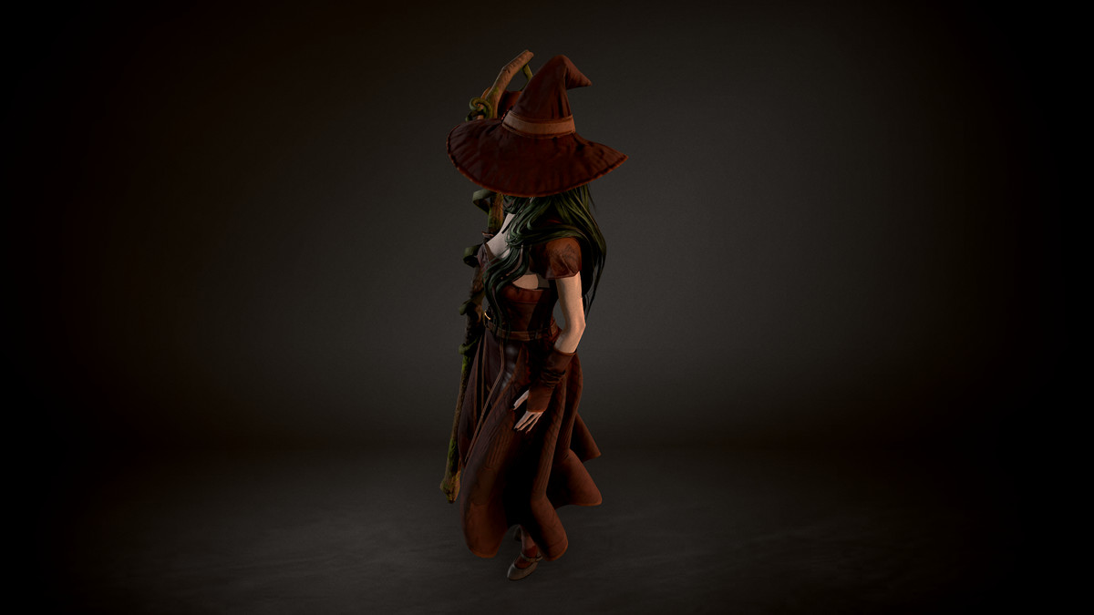 Witch 3D Character