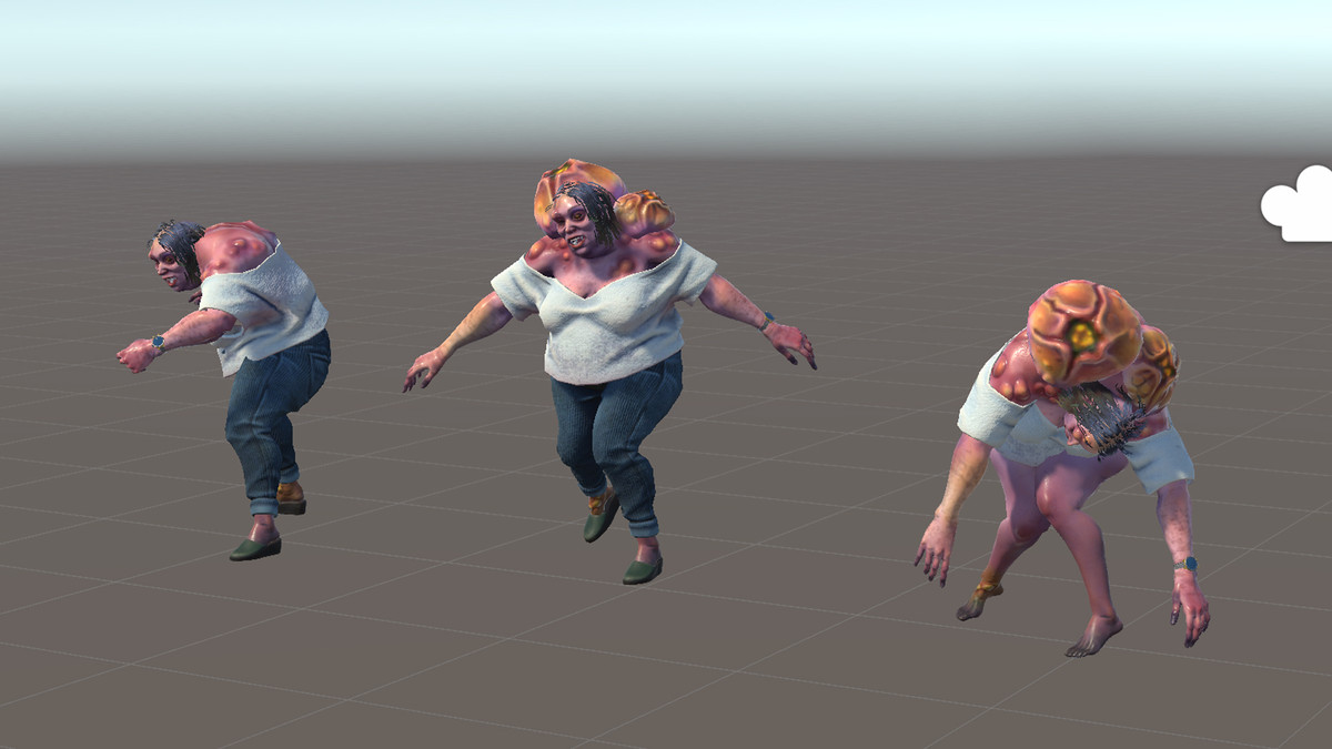 Chubby Zombie Girl | Character Enemy Mobs