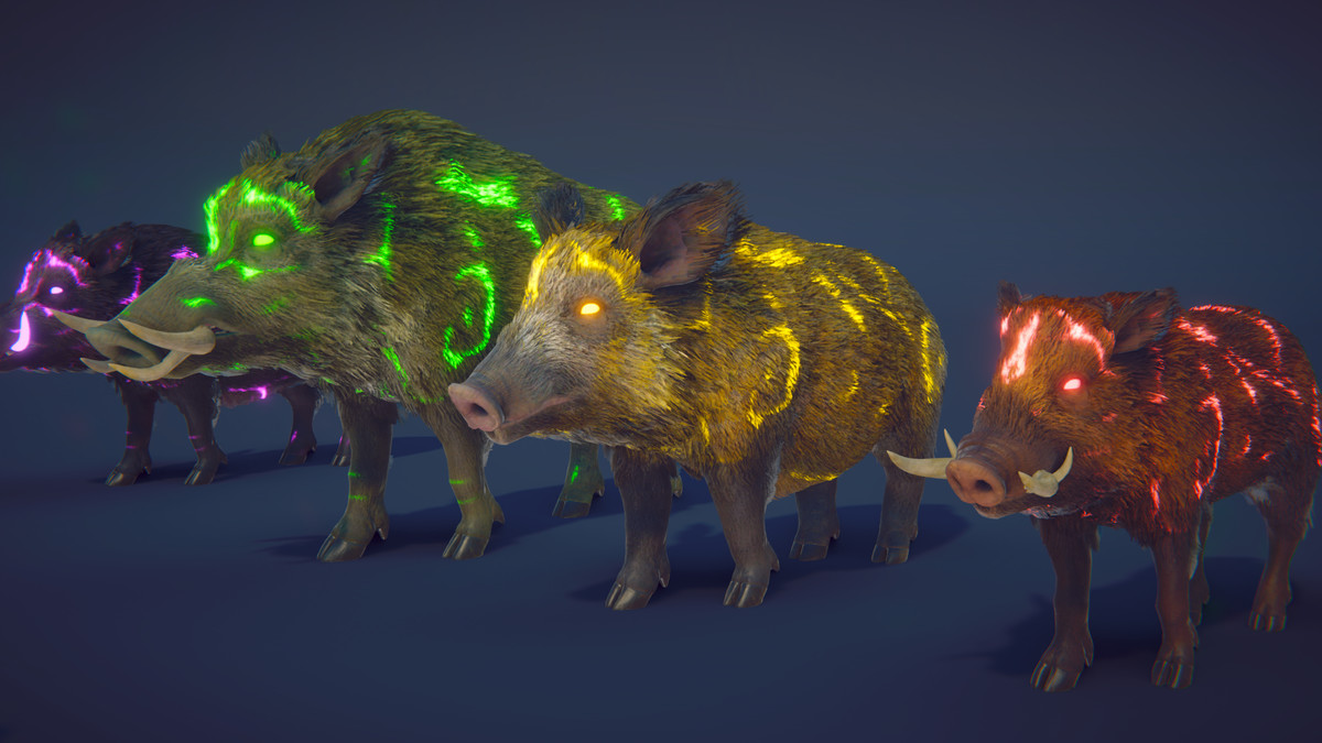 Realistic Boars