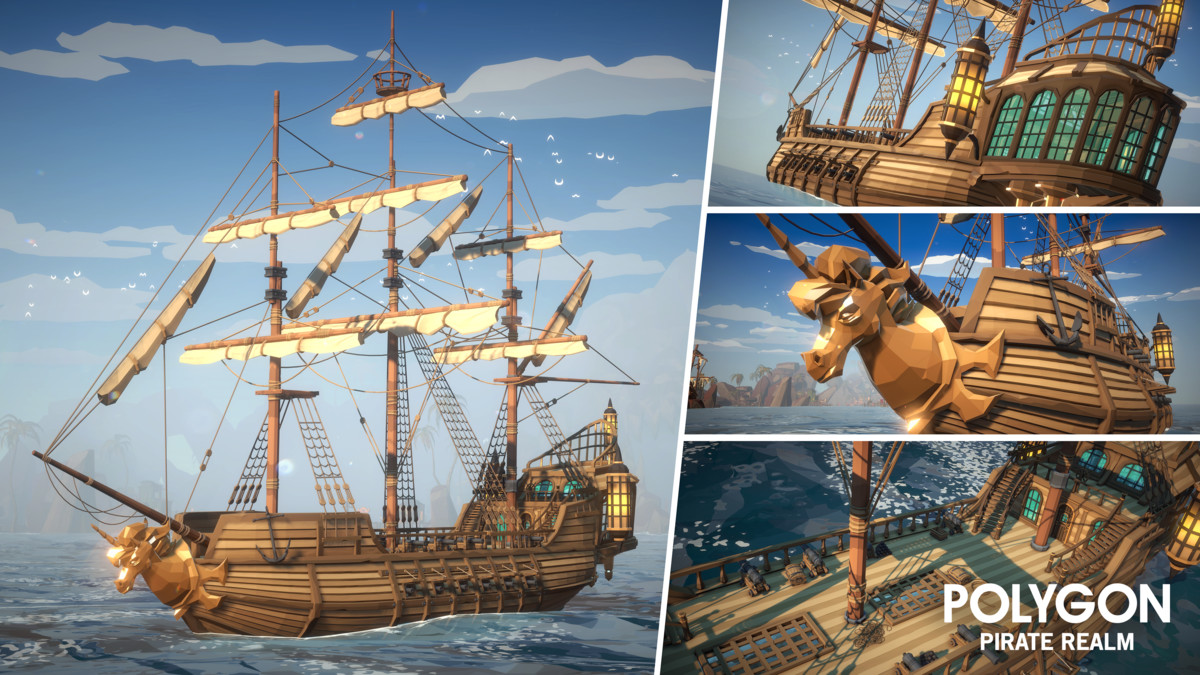 POLYGON - Pirate Realm - Art by Synty