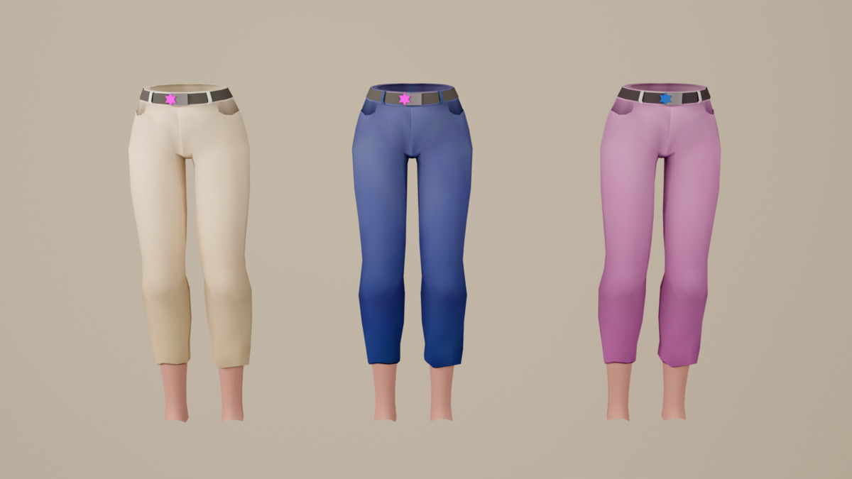 Modular Female Character Creator