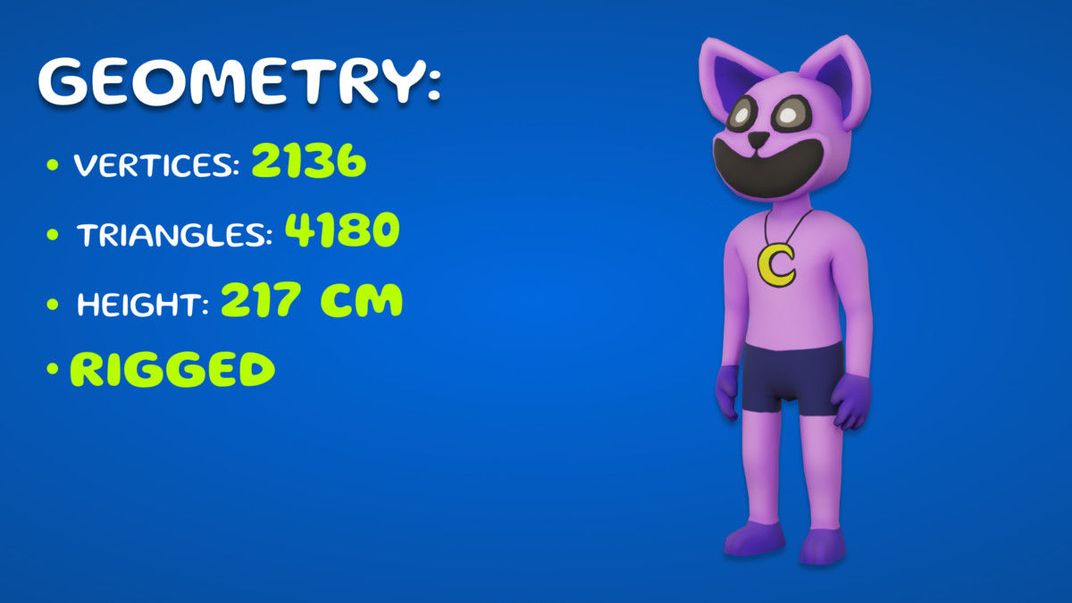 Catman Character Mobile Ready