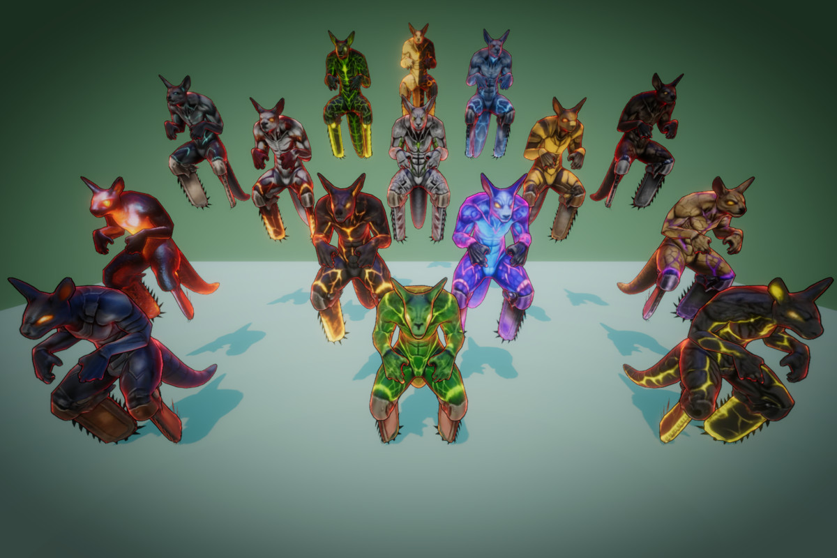 Fantasy Monster Evolution Pack 25-26–27 – Game Ready Creatures | PixeliusVita