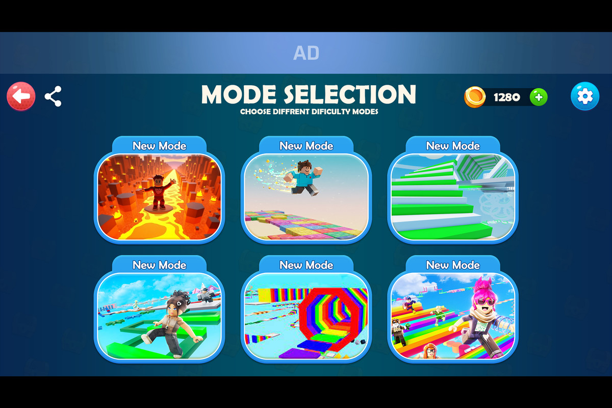 Parkour & Obby Game UI-Jump & Run HUD