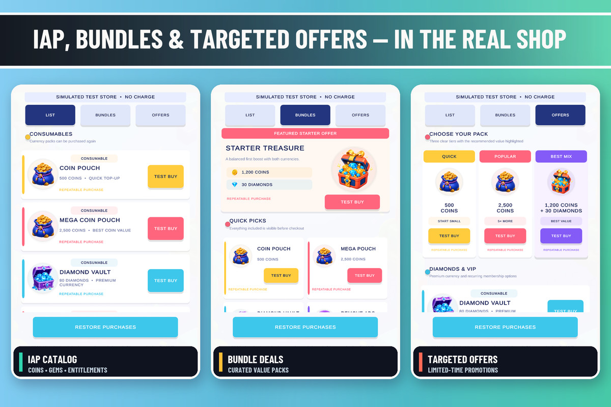 HyperCasual LiveOps Kit | Ads, IAP, Retention & Mobile Services