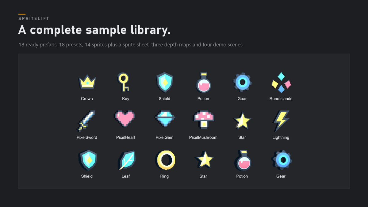 SpriteLift - Sprite to 3D Mesh Builder