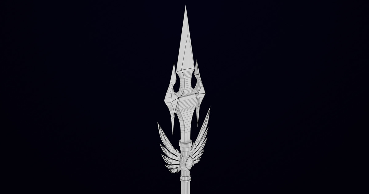Fantasy Trident 05 URP HDRP Textures
