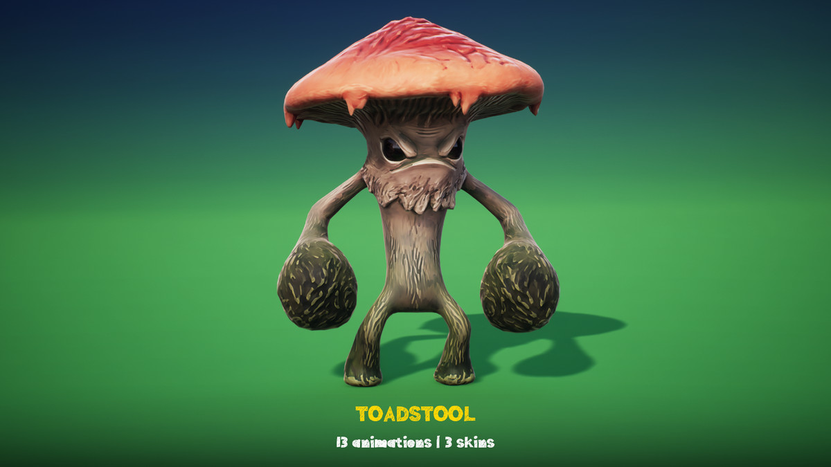 Toadstool Character