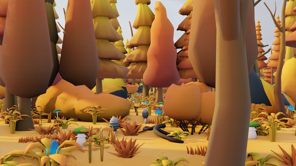 Low Poly Seasonal Forest Biome 2 by IGS