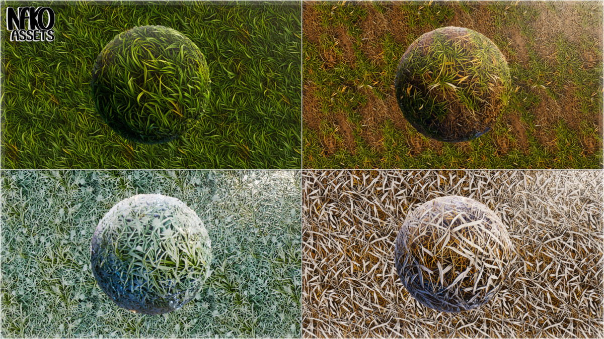 Forest 4K Materials x118 Textures of Realistic Nature | PBR HQ Terrain Pack