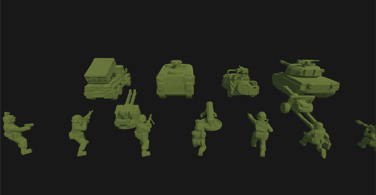 Pixit3D - ToySoldier Land Army