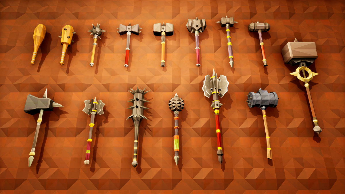 Low Poly Fantasy Weapons Pack