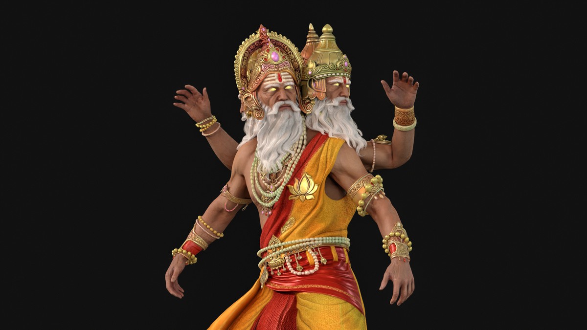 Indian God Brahma