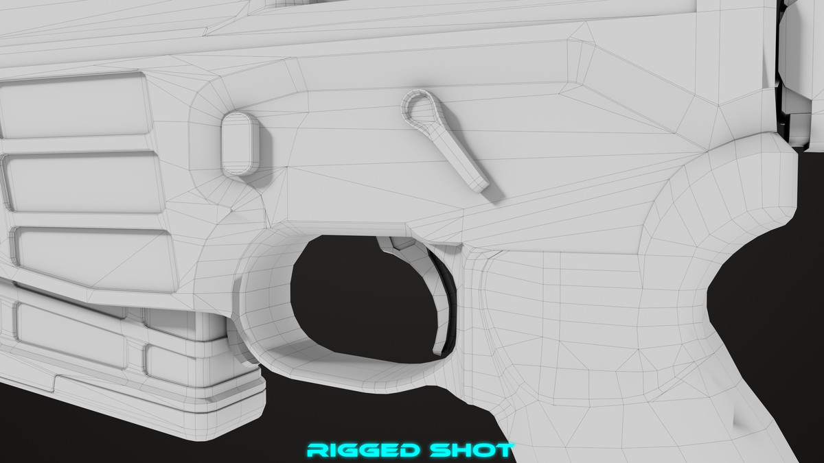 Sniper Rifle 04 Sandal URP HDRP Textures