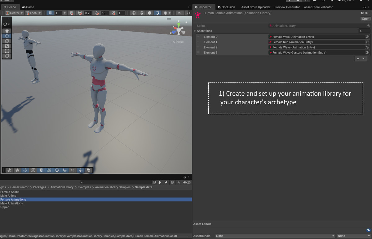 Animation Library for Game Creator 2