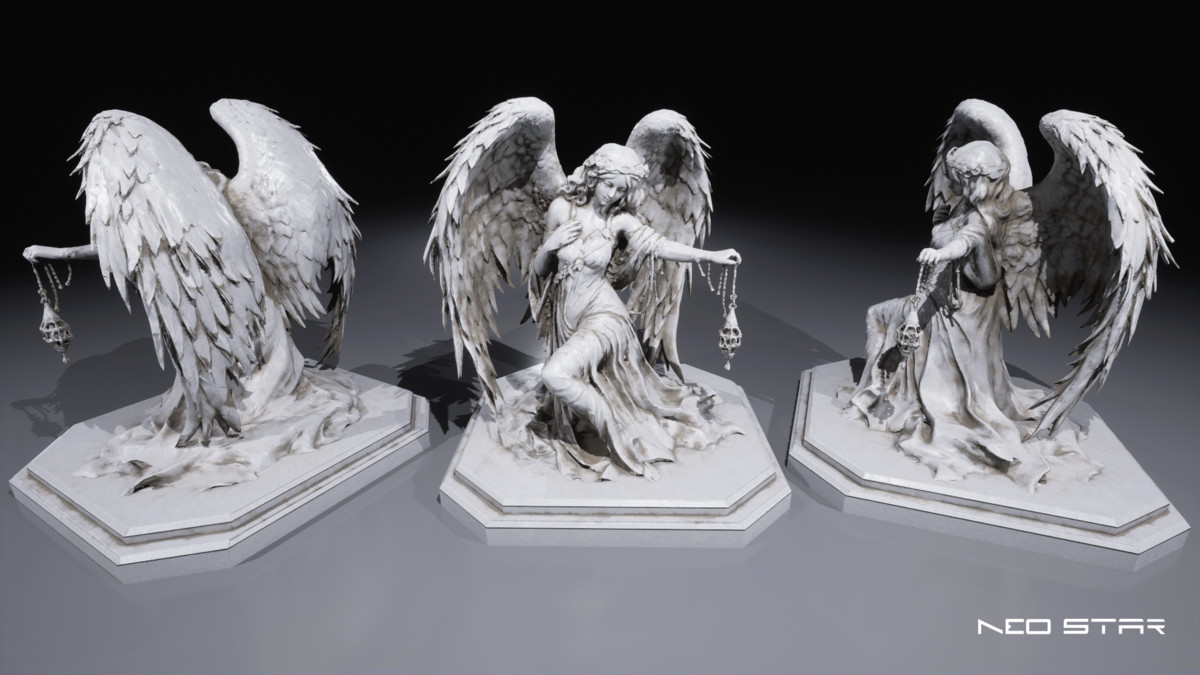 Angel Statues Pack