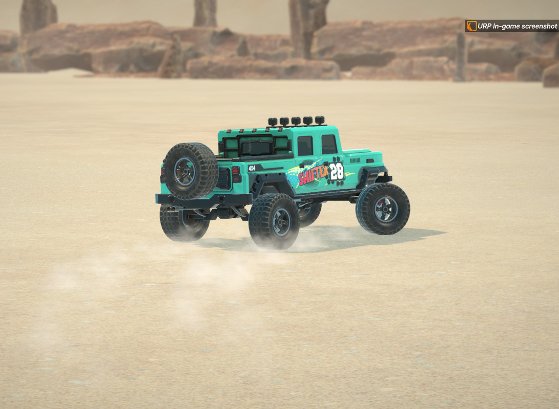 Off-Road Crawler 4x4 Pickup Vehicle Physics