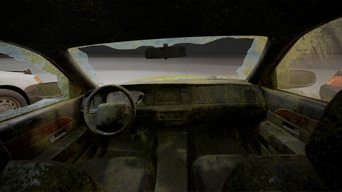 Abandoned Sedan - Taxi / Police / Sheriff