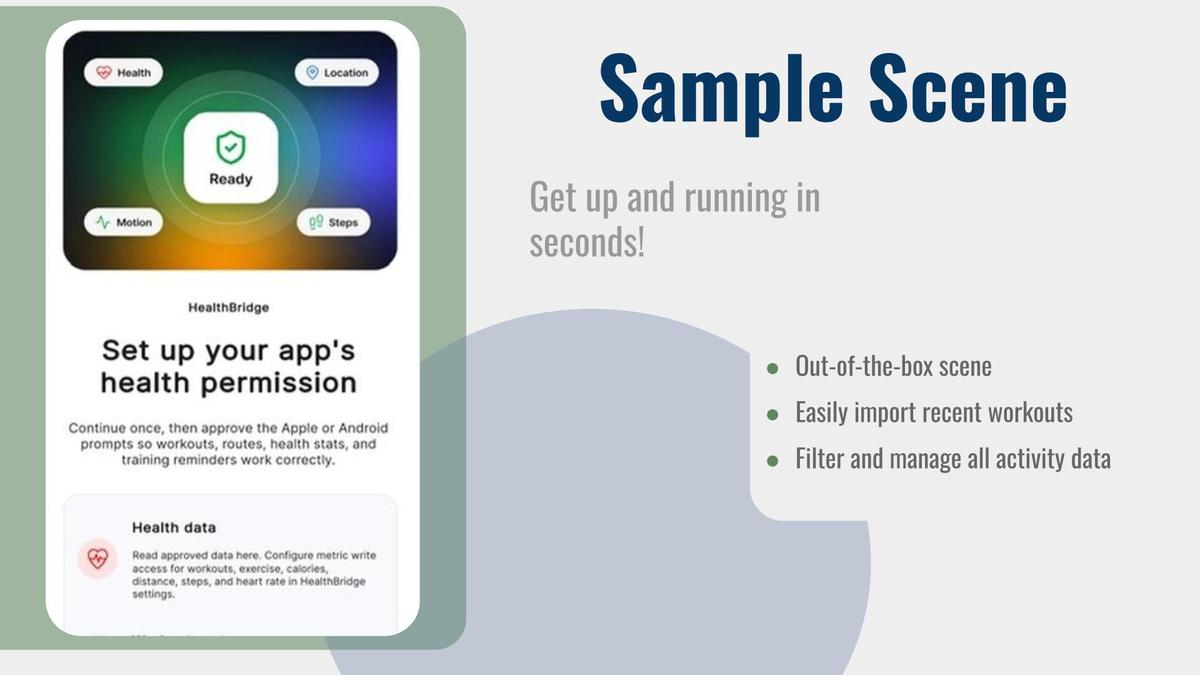 HealthBridge | Health & Fitness SDK for iOS & Android
